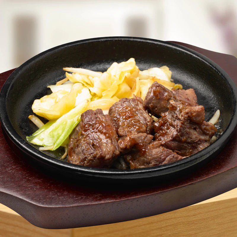 追い炭焼肉　国産牛カットステーキ　60g