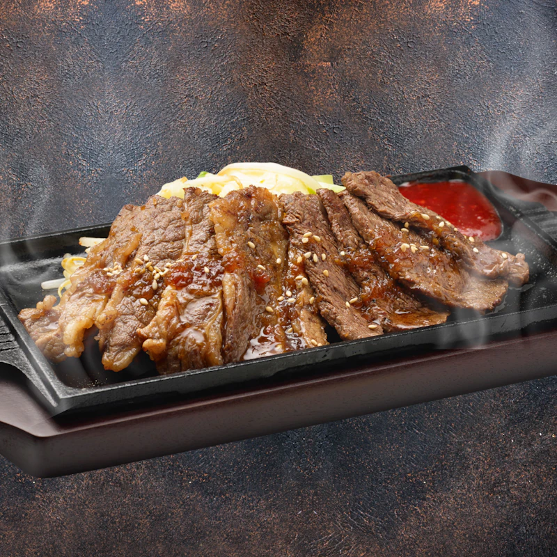 【炭焼肉コンボ】グリタカルビ＆さくらロース　120g（ごはん付き）